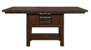Schleiger Counter Height Dining Table in Dark Brown 5400-36XL*