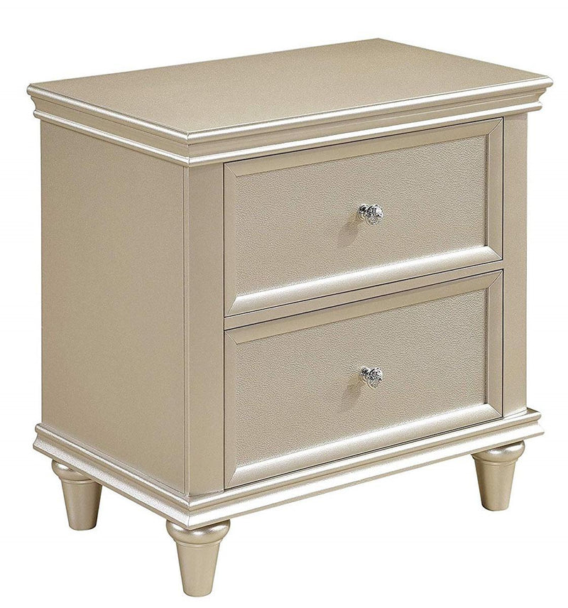 Celandine 2 Drawer Nightstand in Silver 1928-4 image