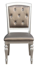 Orsina Side Chair in Silver (Set of 2)