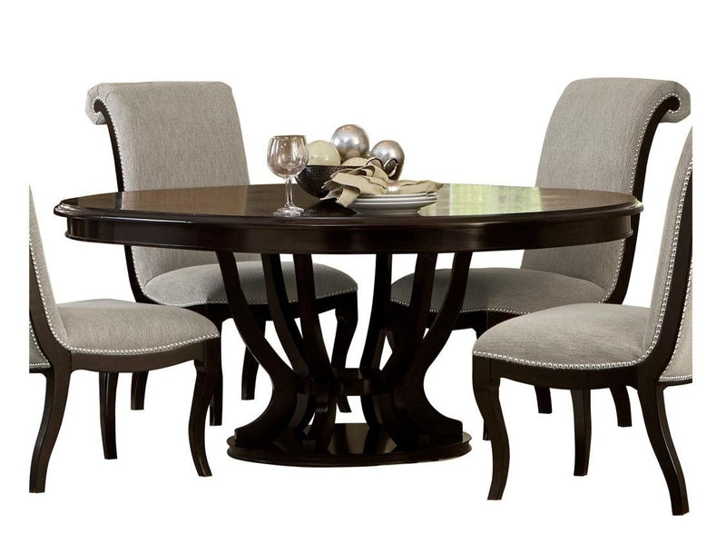 Savion Round/Oval Dining Table in Espresso 5494-76* image