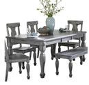 Fulbright Dining Table in Gray 5520-78