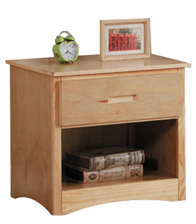 Homelegance Bartly 1 Drawer Night Stand in Natural B2043-4 image