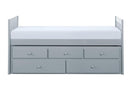 Orion Twin/Twin Trundle Bed w/ 2 Storage in Gray B2063PR-1*