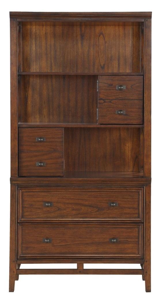 Homelegance Frazier Bookcase in Brown Cherry 1649-18 image