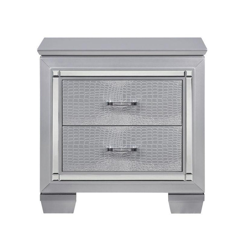 Homelegance Allura Nightstand in Silver 1916-4 image