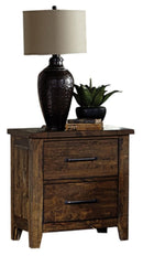 Jerrick Nightstand in Burnished Brown 1957-4