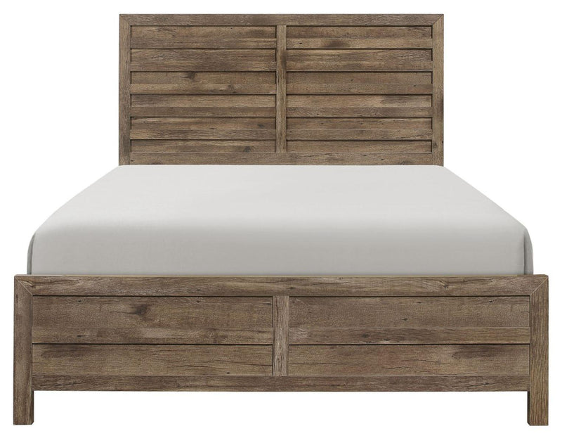 Mandan Full Panel Bed in Weathered Pine 1910F-1* image