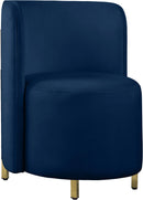 Rotunda Navy Velvet Accent Chair