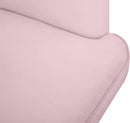 Rays Pink Velvet Accent Chair