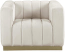 Marlon Cream Velvet Chair