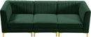 Alina Green Velvet Modular Sectional