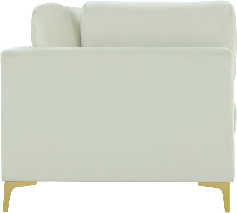 Julia Cream Velvet Modular Sofa (3 Boxes)