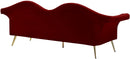 Lips Red Velvet Sofa