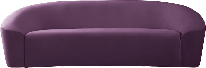 Riley Purple Velvet Sofa