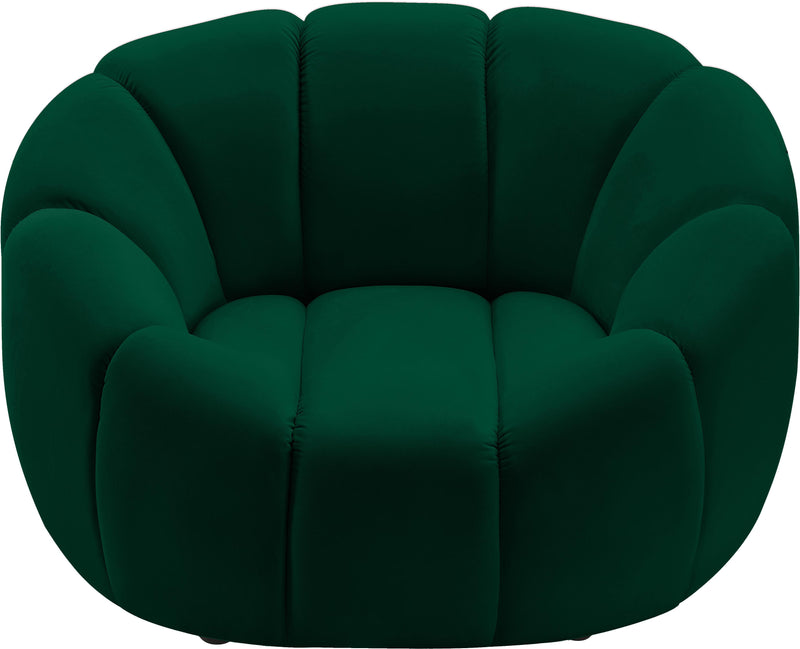 Elijah Green Velvet Chair