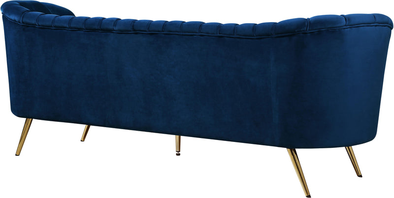 Margo Navy Velvet Sofa