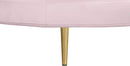Circlet PInk Velvet Round Sofa Settee