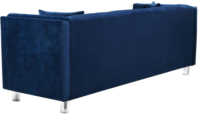 Mariel Navy Velvet Sofa