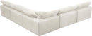 Cozy Cream Velvet Cloud Modular Sectional