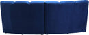 Infinity Navy Velvet 2pc. Modular Sectional