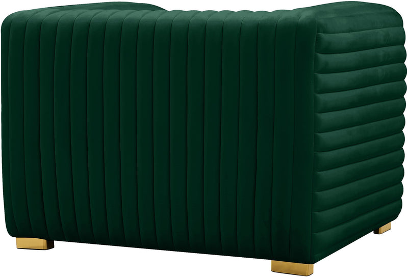 Ravish Green Velvet Chair