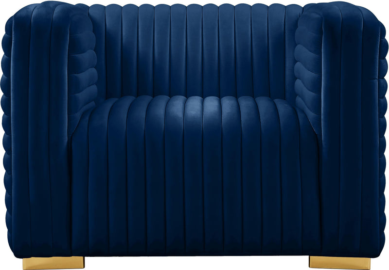 Ravish Navy Velvet Chair