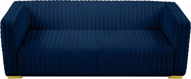 Ravish Navy Velvet Sofa