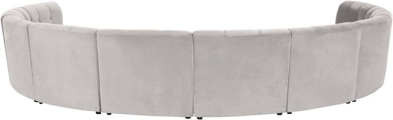 Limitless Cream Velvet 10pc. Modular Sectional