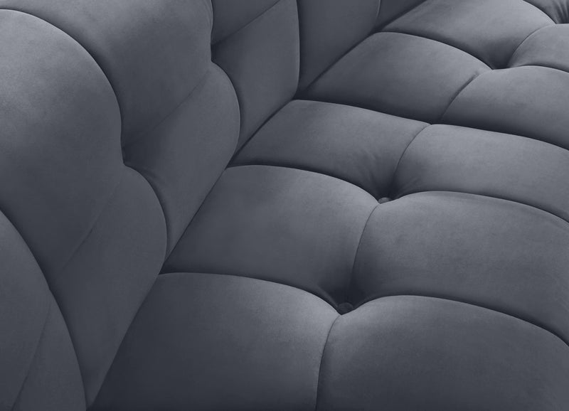 Limitless Grey Velvet Modular Chair