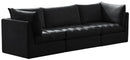 Jacob Black Velvet Modular Sofa