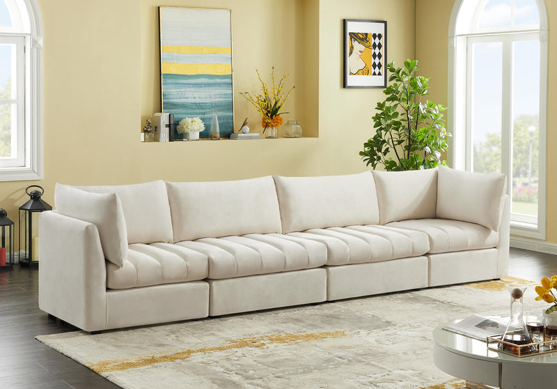 Jacob Cream Velvet Modular Sofa