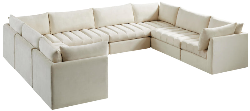 Jacob Cream Velvet Modular Sectional