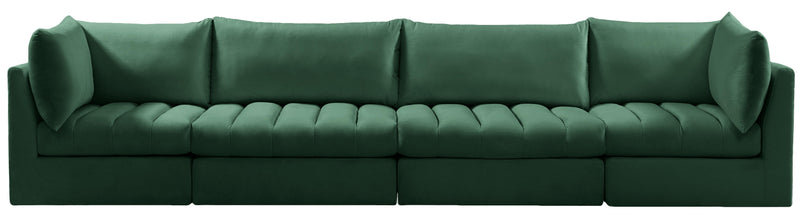 Jacob Green Velvet Modular Sofa