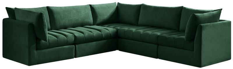 Jacob Green Velvet Modular Sectional