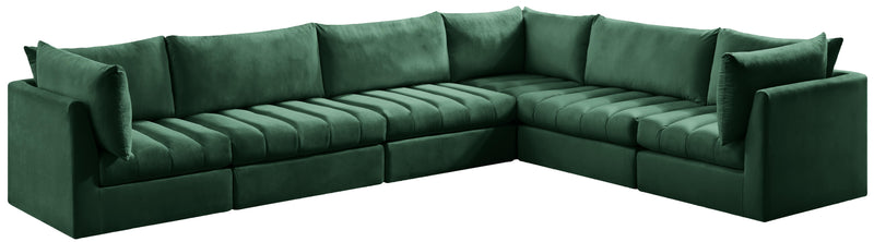 Jacob Green Velvet Modular Sectional