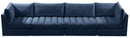 Jacob Navy Velvet Modular Sofa