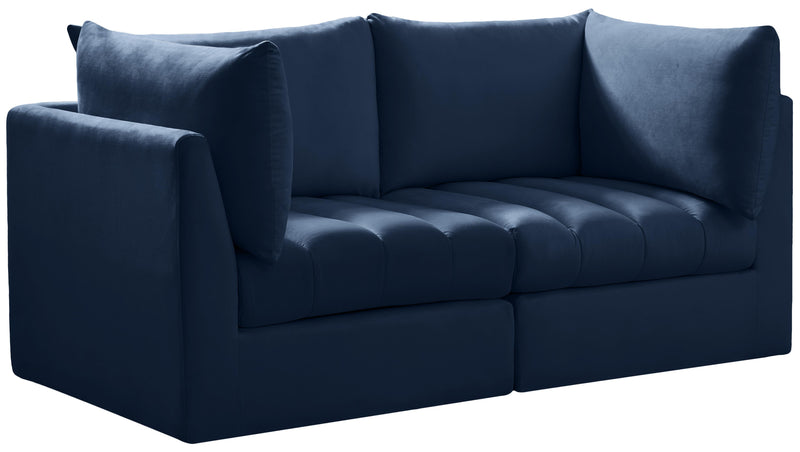 Jacob Navy Velvet Modular Sofa