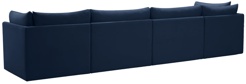 Jacob Navy Velvet Modular Sofa