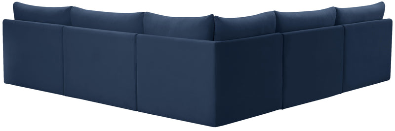 Jacob Navy Velvet Modular Sectional