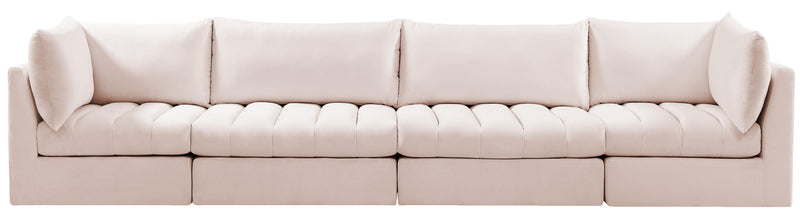 Jacob Pink Velvet Modular Sofa