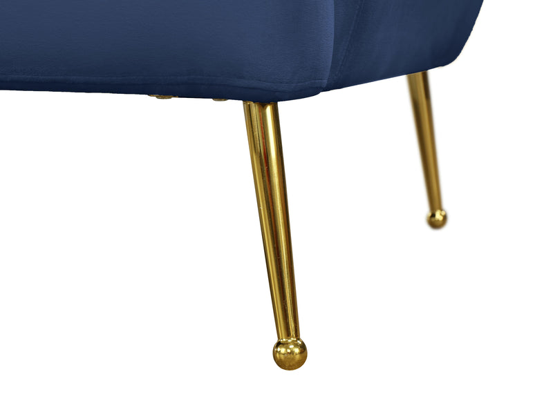 Tori Navy Velvet Sofa