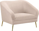 Hermosa Pink Velvet Chair