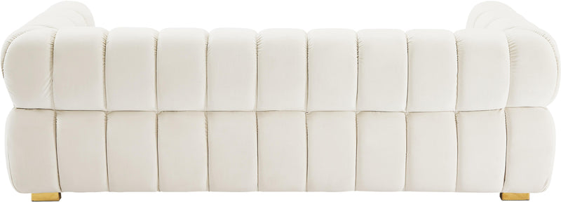 Gwen Cream Velvet Sofa