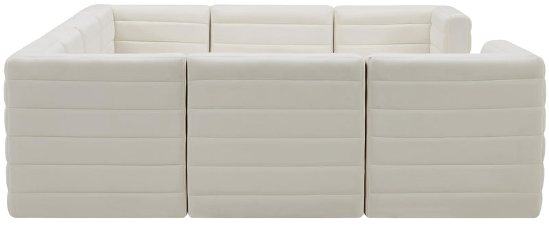 Quincy Cream Velvet Modular Sectional