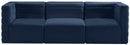 Quincy Navy Velvet Modular Sofa