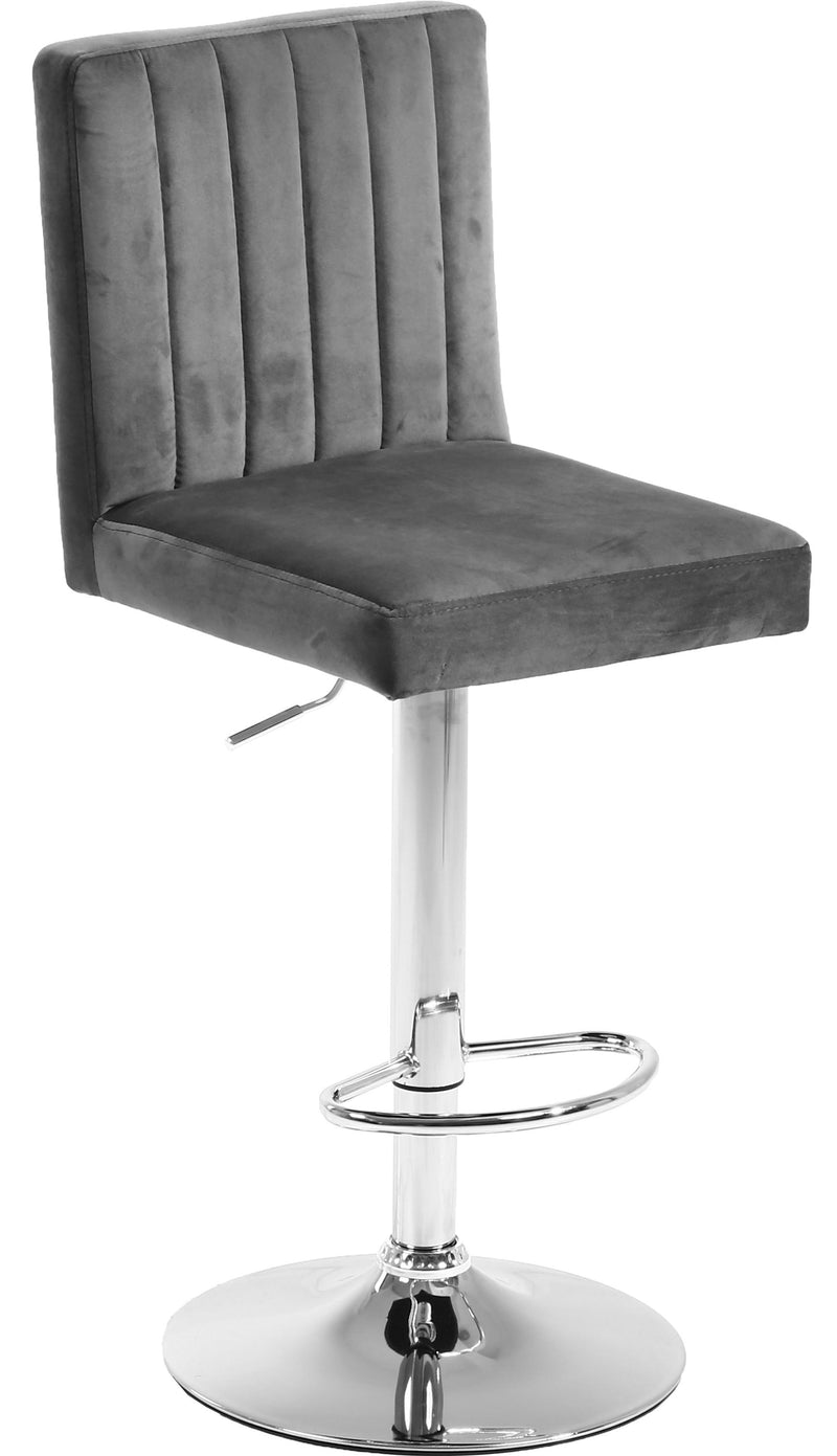 Joel Grey Velvet Adjustable Stool