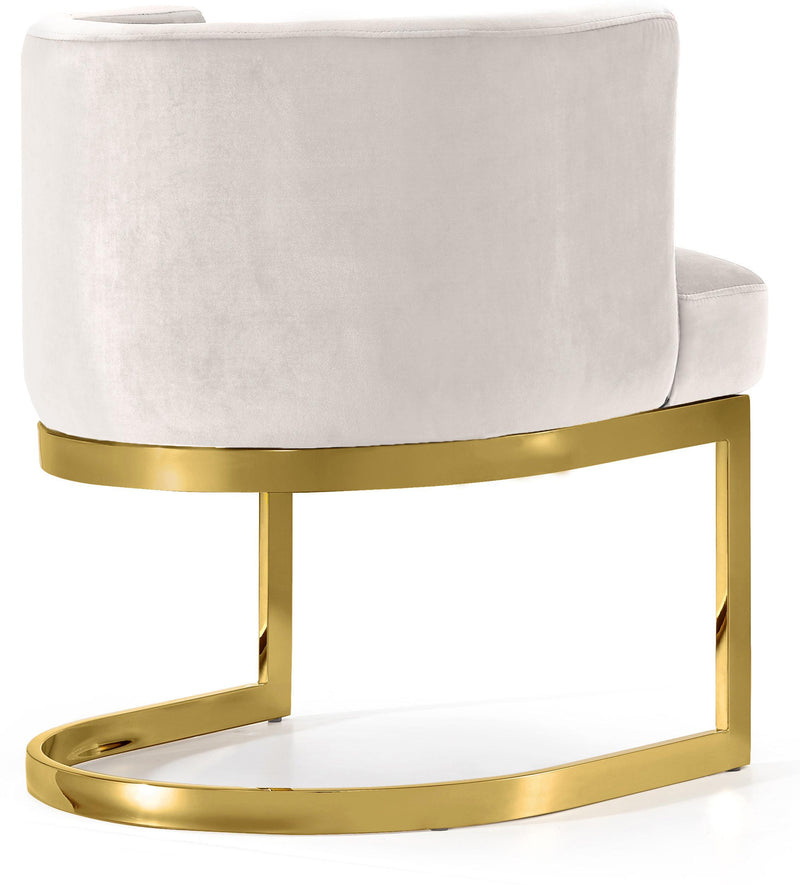 Gianna Cream Velvet Dining Chair