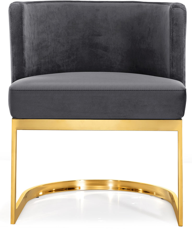 Gianna Grey Velvet Dining Chair