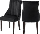 Oxford Black Velvet Dining Chair