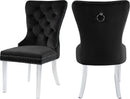 Miley Black Velvet Dining Chair